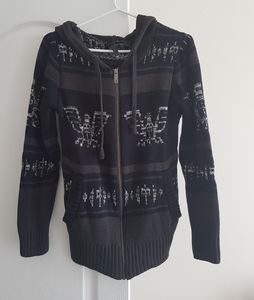 Red Dragon zip sweater